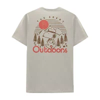 Mens Short Sleeve Regular Fit Peanuts Snoopy Graphic T-Shirt
