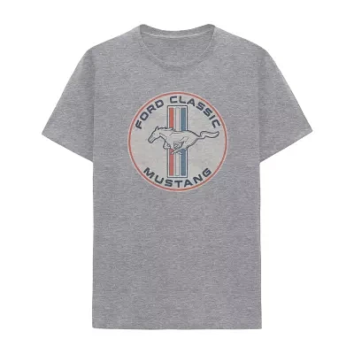 Big and Tall Mens Crew Neck Short Sleeve Regular Fit Graphic T-Shirt