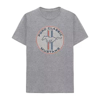 Big and Tall Mens Crew Neck Short Sleeve Regular Fit Graphic T-Shirt