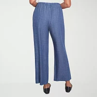 Alfred Dunner Summer Solstice Womens Straight Fit Ankle Pant