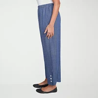 Alfred Dunner Summer Solstice Womens Straight Fit Ankle Pant