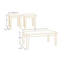 Signature Design by Ashley® Maysville 3pc Occasional Table Set