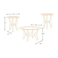 Signature Design by Ashley® Fantell 3-piece Occasional Table Set