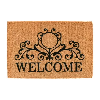 Calloway Mills Kingston Welcome Outdoor Rectangular Doormat