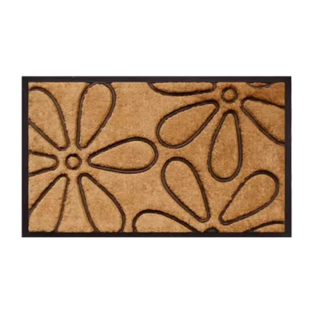 Calloway Mills Flowers Outdoor Rectangular Doormat