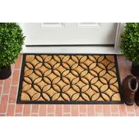 Calloway Mills Circles Outdoor Rectangular Doormat