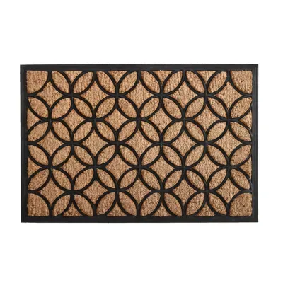 Calloway Mills Circles Outdoor Rectangular Doormats