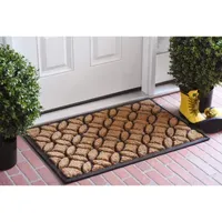 Calloway Mills Circles Outdoor Rectangular Doormat