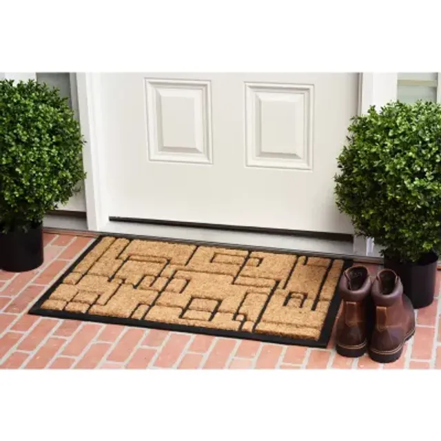 Calloway Mills Black/White Ghost Outdoor Rectangular Doormat, Color: Black  White - JCPenney