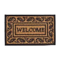 Calloway Mills Border Welcome Outdoor Rectangular Doormat