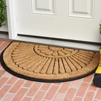 Calloway Mills Shell Outdoor Rectangular Doormat