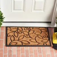 Calloway Mills Vine Leaves Outdoor Oval Doormat