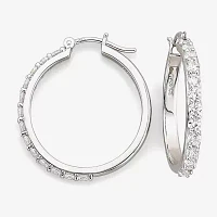 DiamonArt® Cubic Zirconia Hoop Earrings  