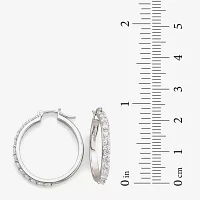 DiamonArt® Cubic Zirconia Hoop Earrings  