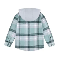 Levi's Big Boys Hooded Long Sleeve Flannel Shirt