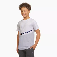 Champion Big Boys Crew Neck Short Sleeve T-Shirt