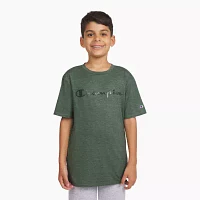 Champion Big Boys Crew Neck Short Sleeve T-Shirt