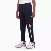 Champion Big Boys Mid Rise Cuffed Fleece Jogger Pant