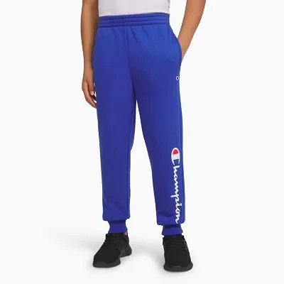 Champion Big Boys Mid Rise Cuffed Fleece Jogger Pant