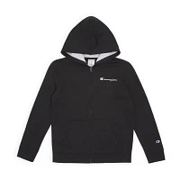 Champion Big Boys Embroidered Fleece Zipper Hoodie