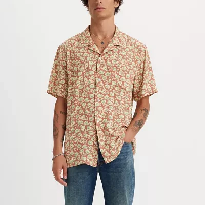 Levi's Mens Short Sleeve Camp Shirt