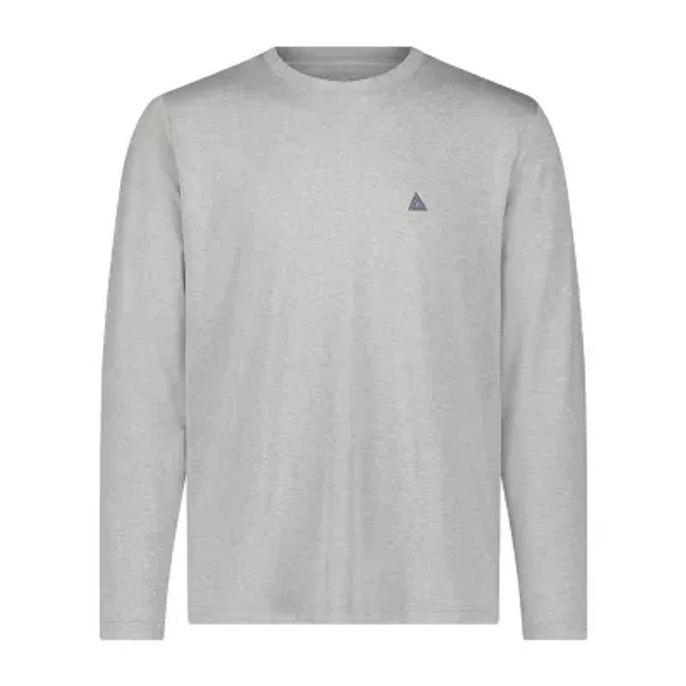 ANGLR Mens Crew Neck Long Sleeve Flag T-Shirt