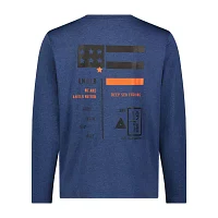 ANGLR Mens Crew Neck Long Sleeve T-Shirt - Nation