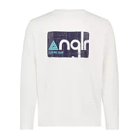 ANGLR Mens Crew Neck Long Sleeve T-Shirt - West Coast Logo