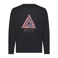 ANGLR Mens Crew Neck Long Sleeve T-Shirt