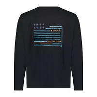 ANGLR Mens Crew Neck Long Sleeve T-Shirt