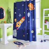 Under the Stars Kids Rocket Bath Rug