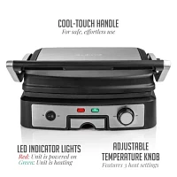 Ovente 13 In Panini Press Sandwich Making Electric Grill