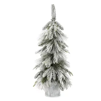 North Pole Trading Co. 26in Downswept Pine Christmas Tabletop Tree