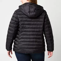 St. John's Bay Womens Plus Midweight Puffer Jacket