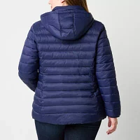 St. John's Bay Womens Plus Midweight Puffer Jacket