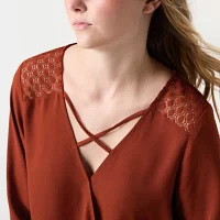 Brannan Womens Long Sleeve Blouse