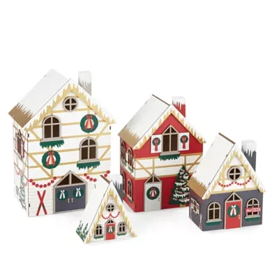 North Pole Trading Co. 4-pc. Nesting Ski Village Christmas Tabletop Decor