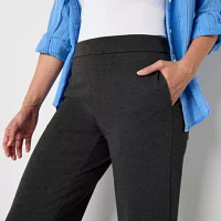 St. John's Bay-Tall Womens Wide Leg Pull-On Pants