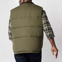 St. John's Bay Big and Tall Cargo Mens Puffer Vest