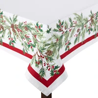 North Pole Trading Co. Holly Berry Tablecloths