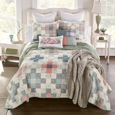 Donna Sharp April Patch 3-pc. Hypoallergenic Quilt Set