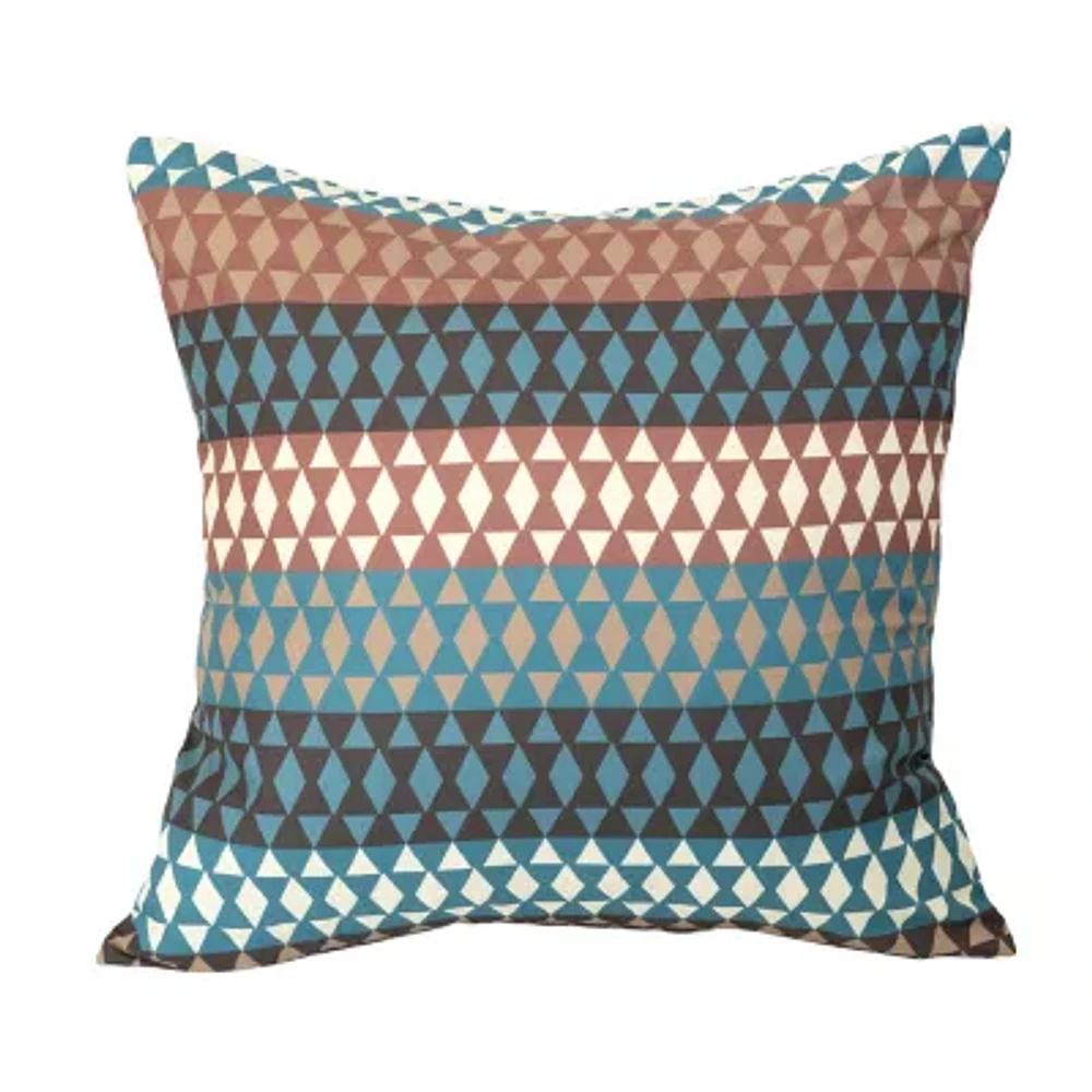 Donna Sharp Mahogany Desert Diamond Throw Pillow Cover