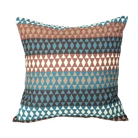 Donna Sharp Mahogany Desert Diamond Throw Pillow Cover