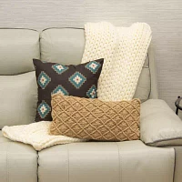 Donna Sharp Mahogany Desert Motif Throw Pillow Cover