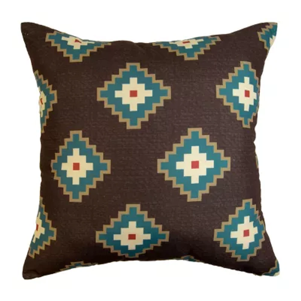 Donna Sharp Mahogany Desert Motif Throw Pillow Cover