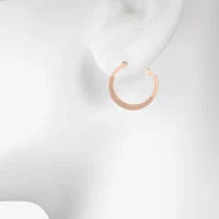 Bijoux Bar Delicates Womens 35.1mm Hoop Earrings