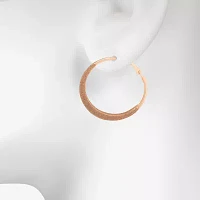 Bijoux Bar Delicates Womens 41.3mm Hoop Earrings