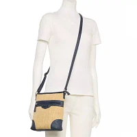 Stone Mountain Montego Bay Straw Lydia Crossbody Bag