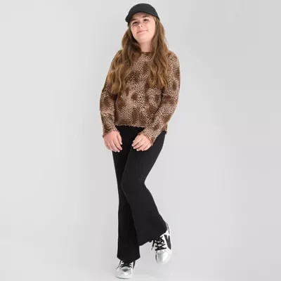 Thereabouts Little & Big Girls Flare Full Length Leggings