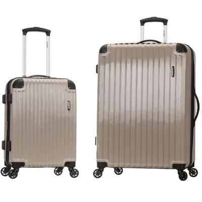 Rockland Santorini 2‑Piece Hardside Spinner Luggage Set